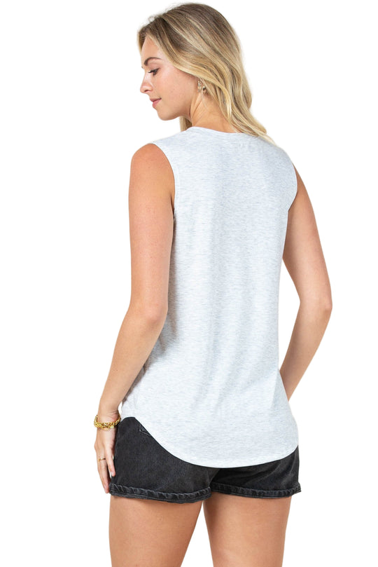 Buffalo Belle - Womens Social Club Grey Tee