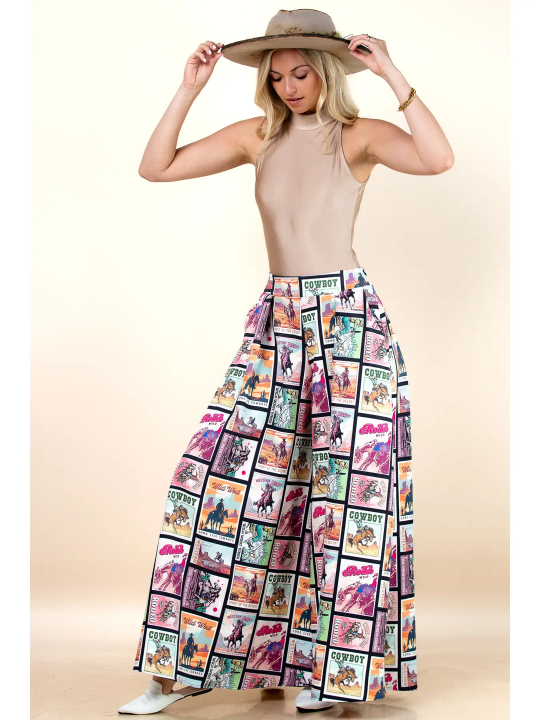 Buffalo Belle - Womens Cowboy Mafia Flare Pants