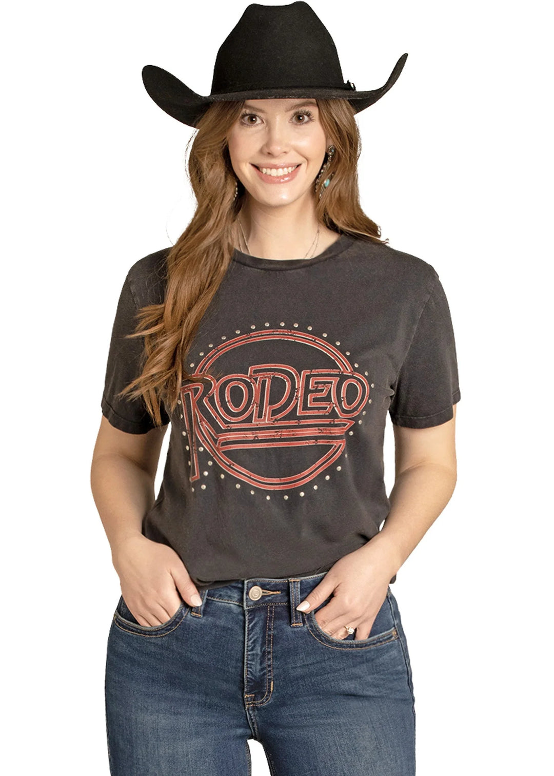 Panhandle Slim - Womens Rodeo Studded Tee