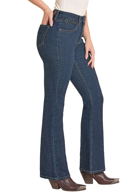 Rock & Roll - Women's High Rise Snaffle Bit Bootcut Jeans