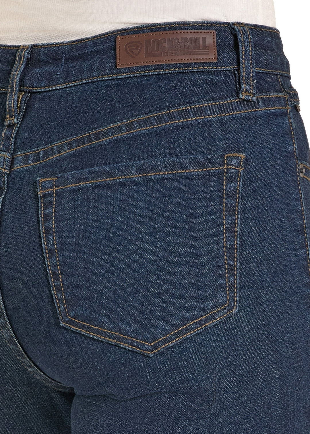 Rock & Roll - Women's High Rise Snaffle Bit Bootcut Jeans