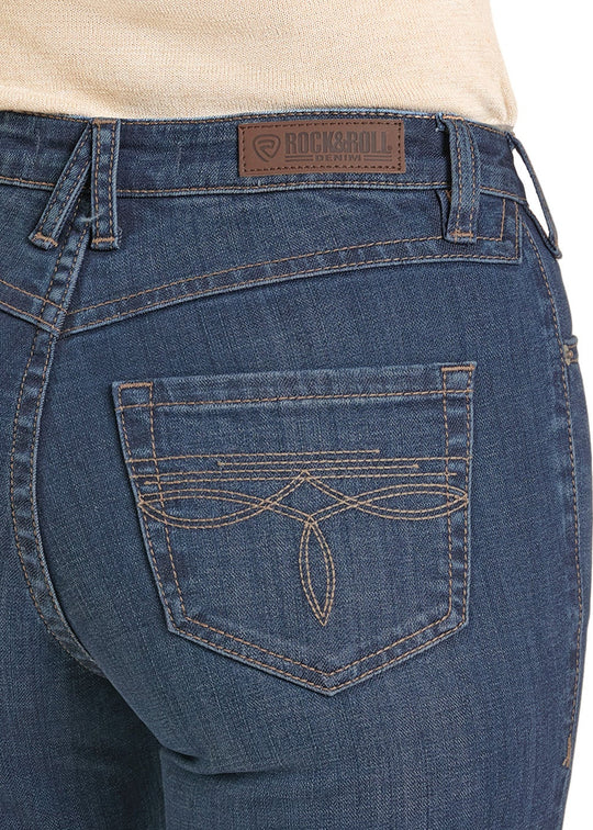 Rock & Roll - Women's High Rise Boot Stitch Trouser Jeans