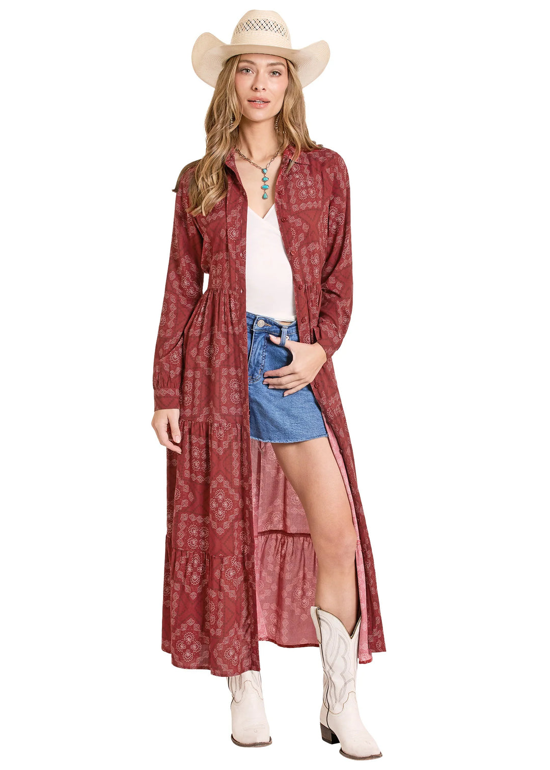 Panhandle Slim - Women's Bandana Duster Dress