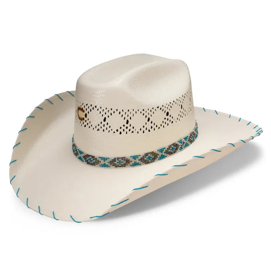 Charlie One Horse - Kids Apache Jr Straw Hat