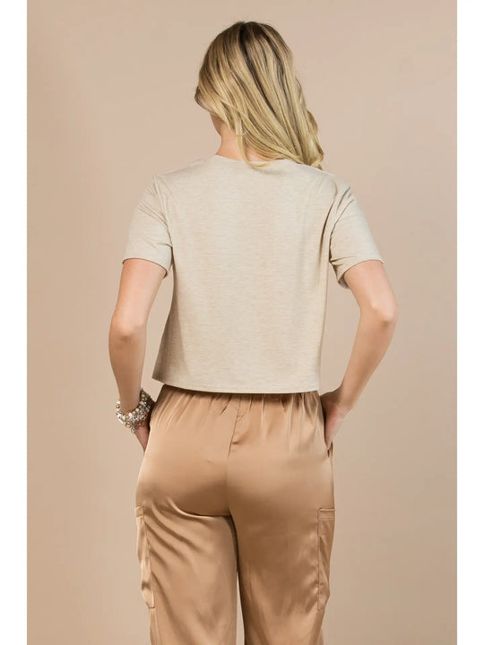 Buffalo Belle - Cowboy Roy Beige Tee