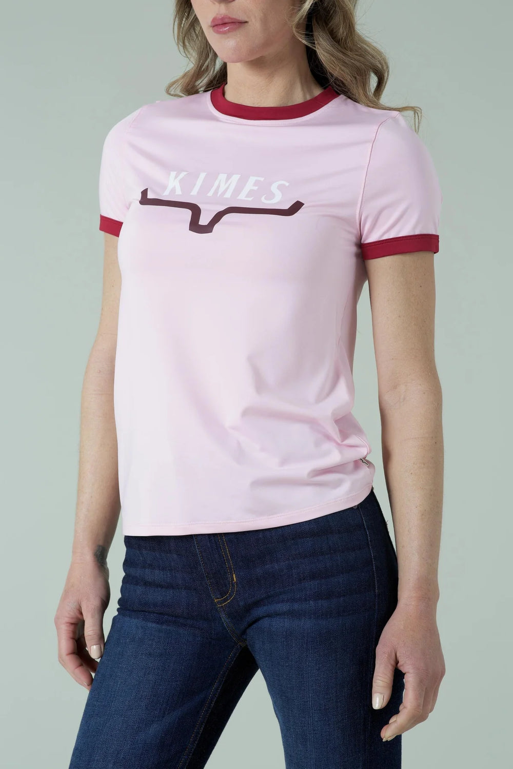 Kimes Ranch - Womens Blush Fast Tech Tee