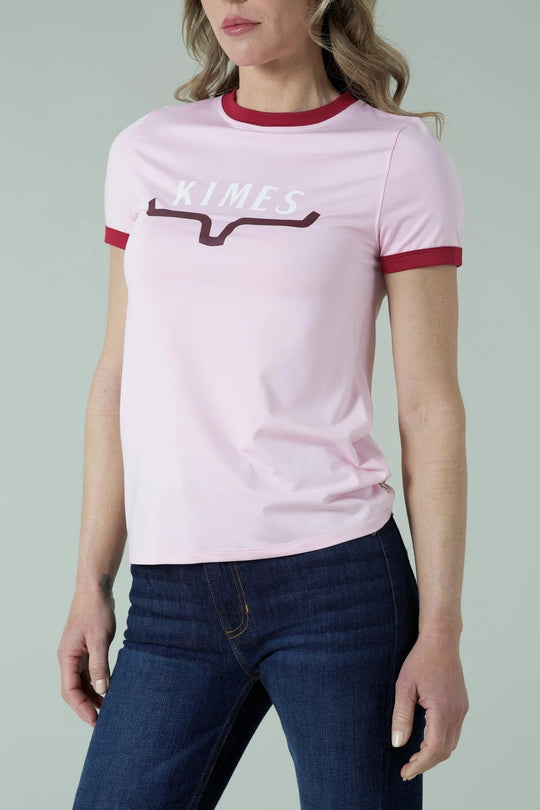 Kimes Ranch - Womens Blush Fast Tech Tee