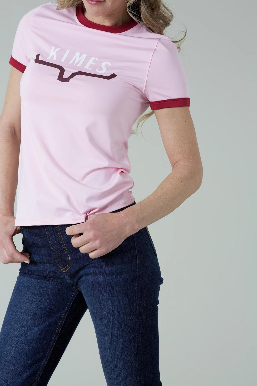 Kimes Ranch - Womens Blush Fast Tech Tee