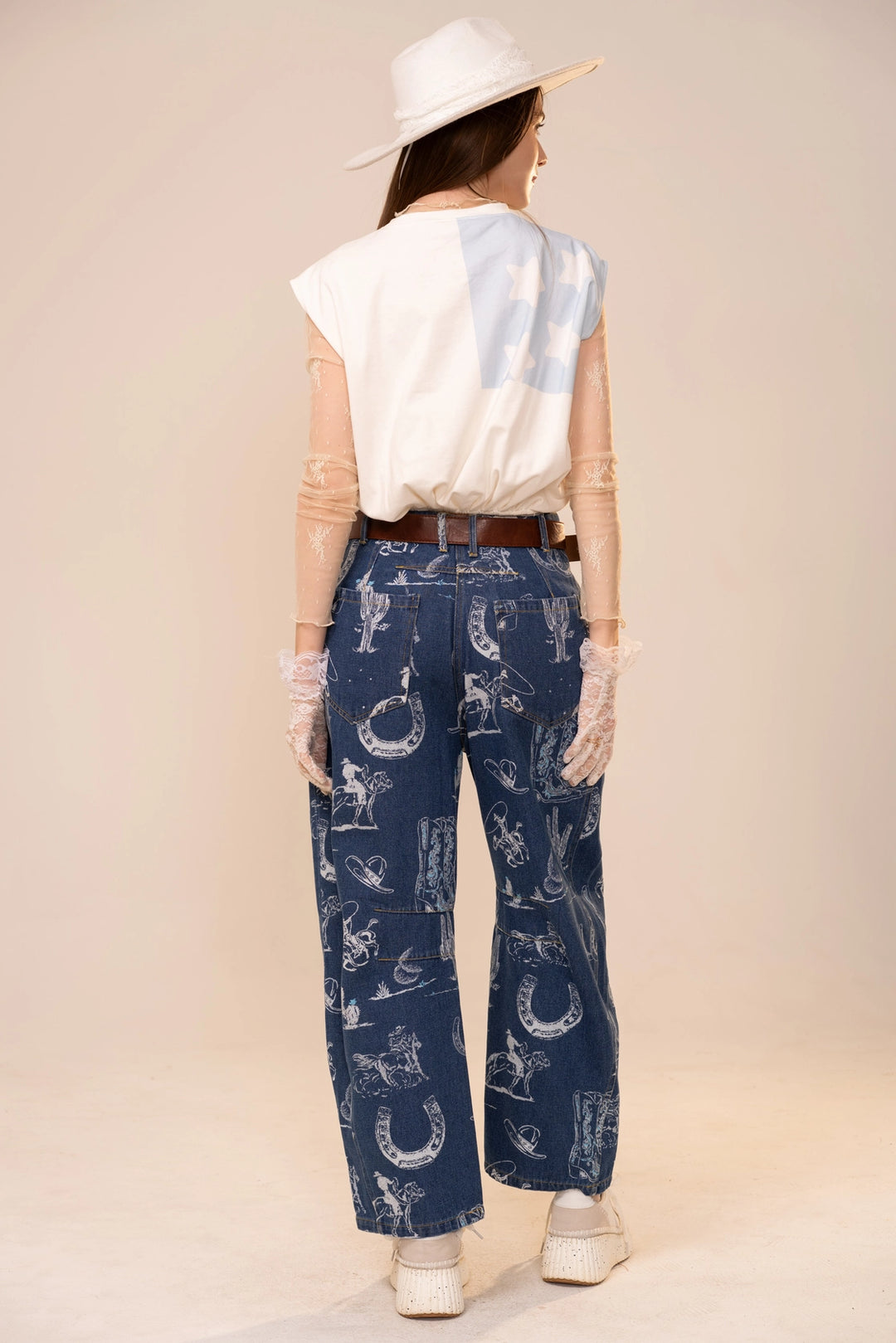 Buffalo Belle - Dark Dinero Denim Barrel Pants