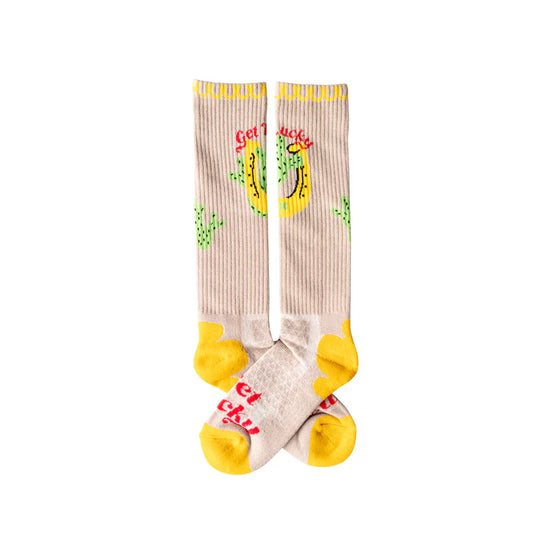 Lucky Chuck - Get Lucky Tan Performance Socks