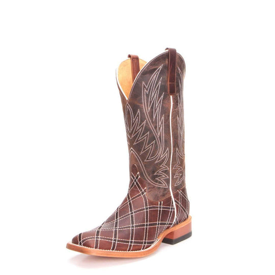 Horse Power - Mens Moka Sabotage Patchwork Boots