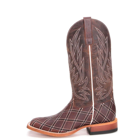 Horse Power - Mens Moka Sabotage Patchwork Boots
