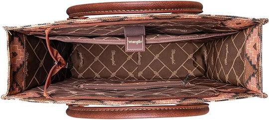 Wrangler - Southwestern Tote Brown Handbag