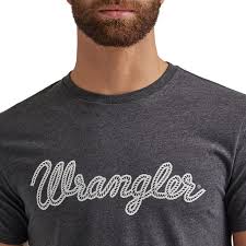 Wrangler - Mens Year Round Graphite Tee