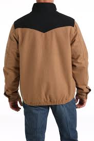 Cinch - Mens Wool Brown/Tan Jacket