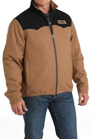 Cinch - Mens Wool Brown/Tan Jacket