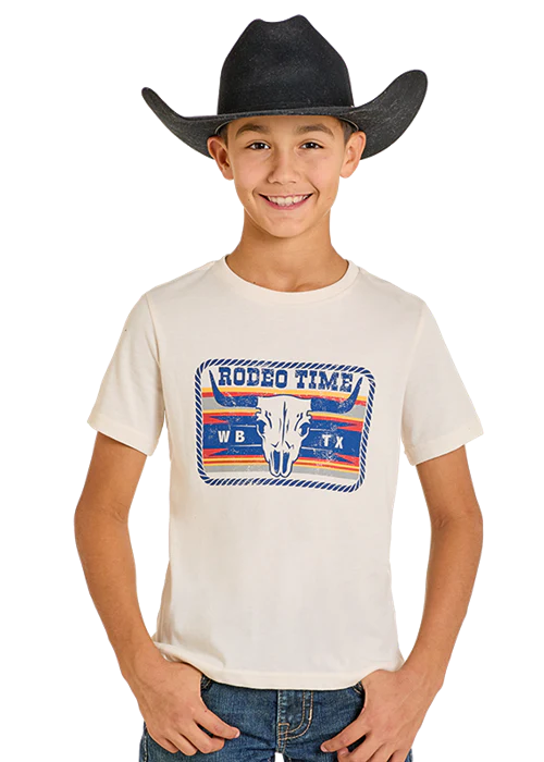 Rock & Roll - Boys Rodeo Time Tee