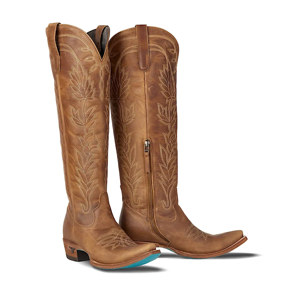 Lane Boots - Womens Sandaga Knee High Boot - Desert Clay