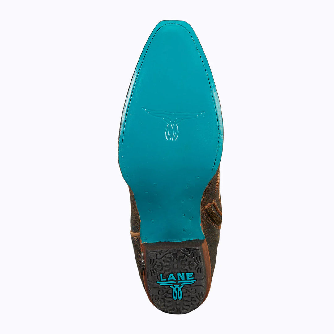Lane Boots - Womens Lexington OTK Black Crackle Boots