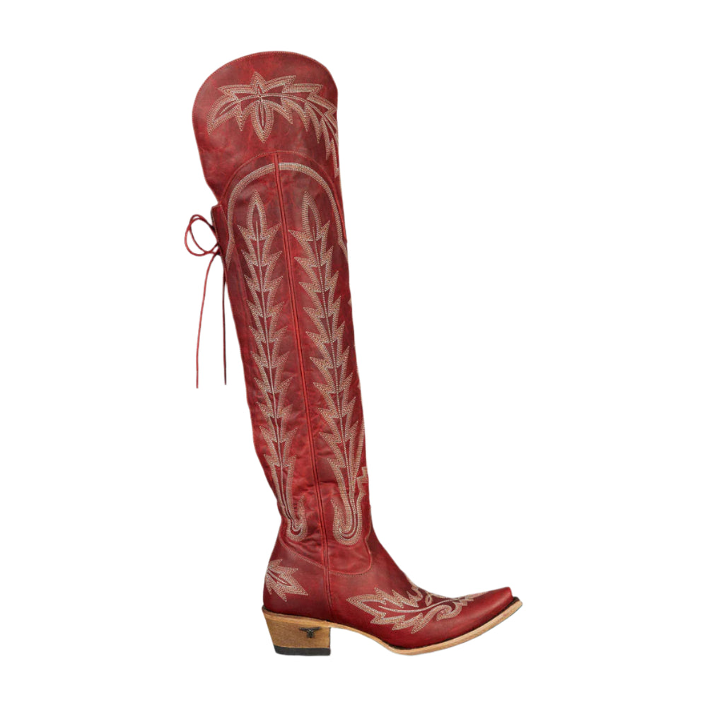 Lane Boots - Womens Lexington OTK Smouldering Ruby Boots