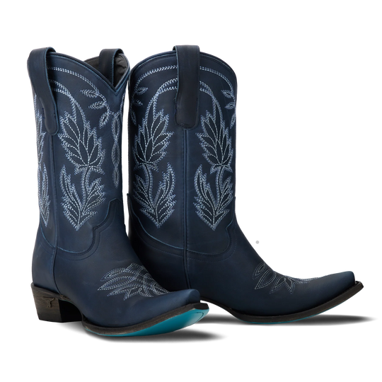 Lane Boots - Womens Sandaga Midi Midnight Navy Boot