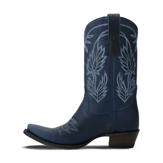 Lane Boots - Womens Sandaga Midi Midnight Navy Boot