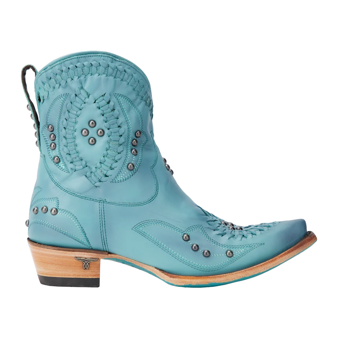Lane Boots - Cossette Booties Turquoise