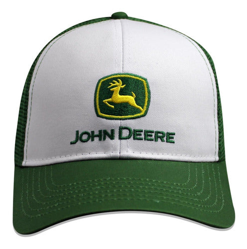 John Deere - Green White Mesh Cap
