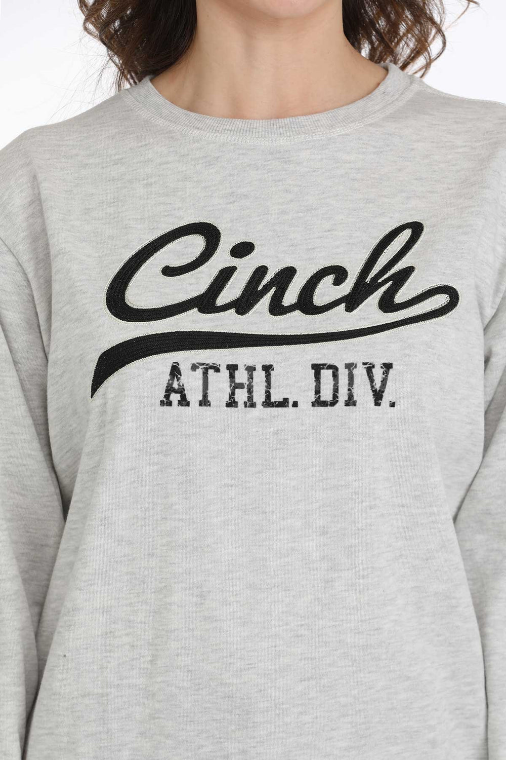 Cinch - Womens Grey Logo Sweatshirt