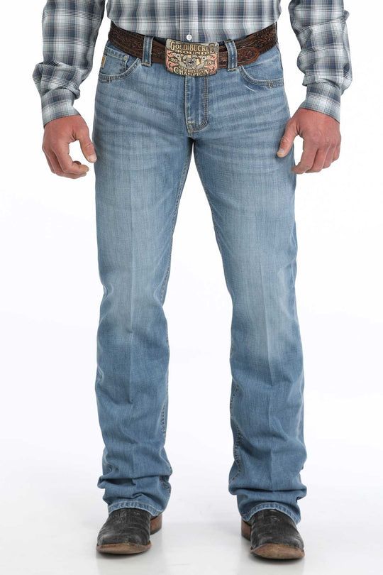 Cinch - Mens Carter 2.0 Relaxed Light Stone Wash Jeans