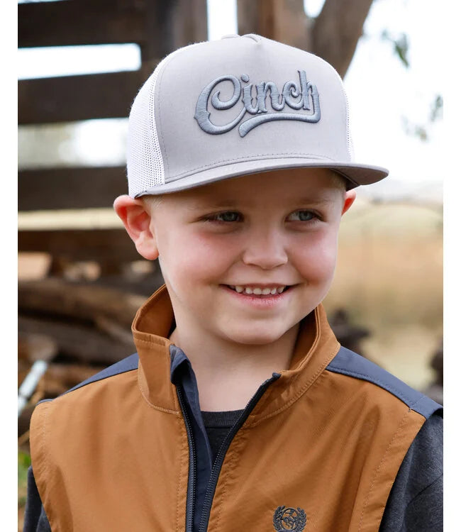 Cinch - Youth Grey Mesh Cap
