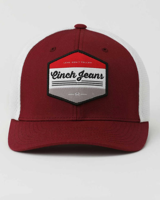 Cinch - FlexFit Burgundy Logo Cap