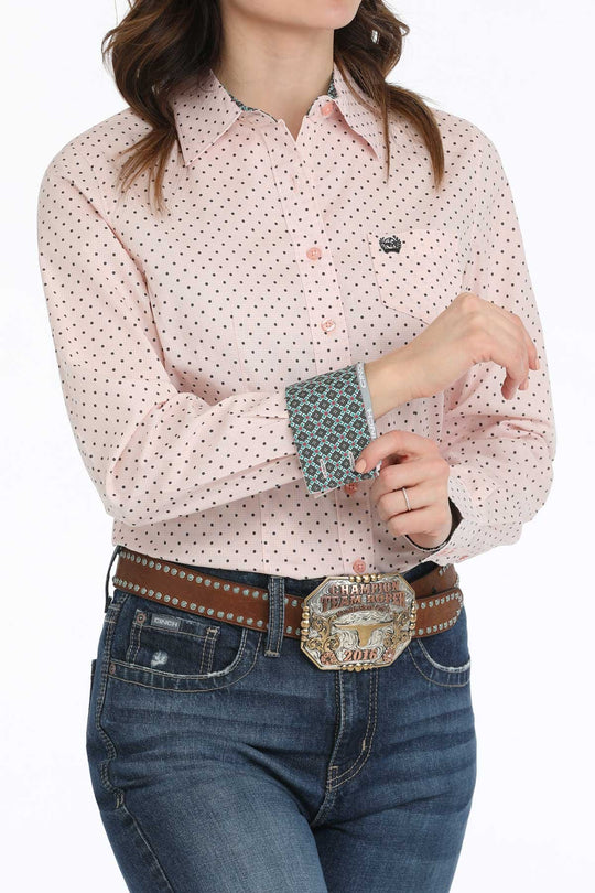 Cinch - Womens Pink Geo Arena Shirt