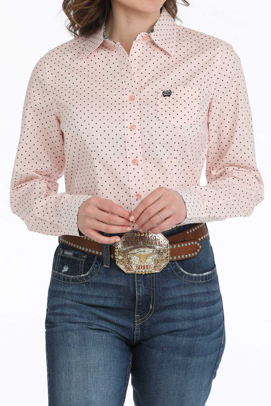 Cinch - Womens Pink Geo Arena Shirt
