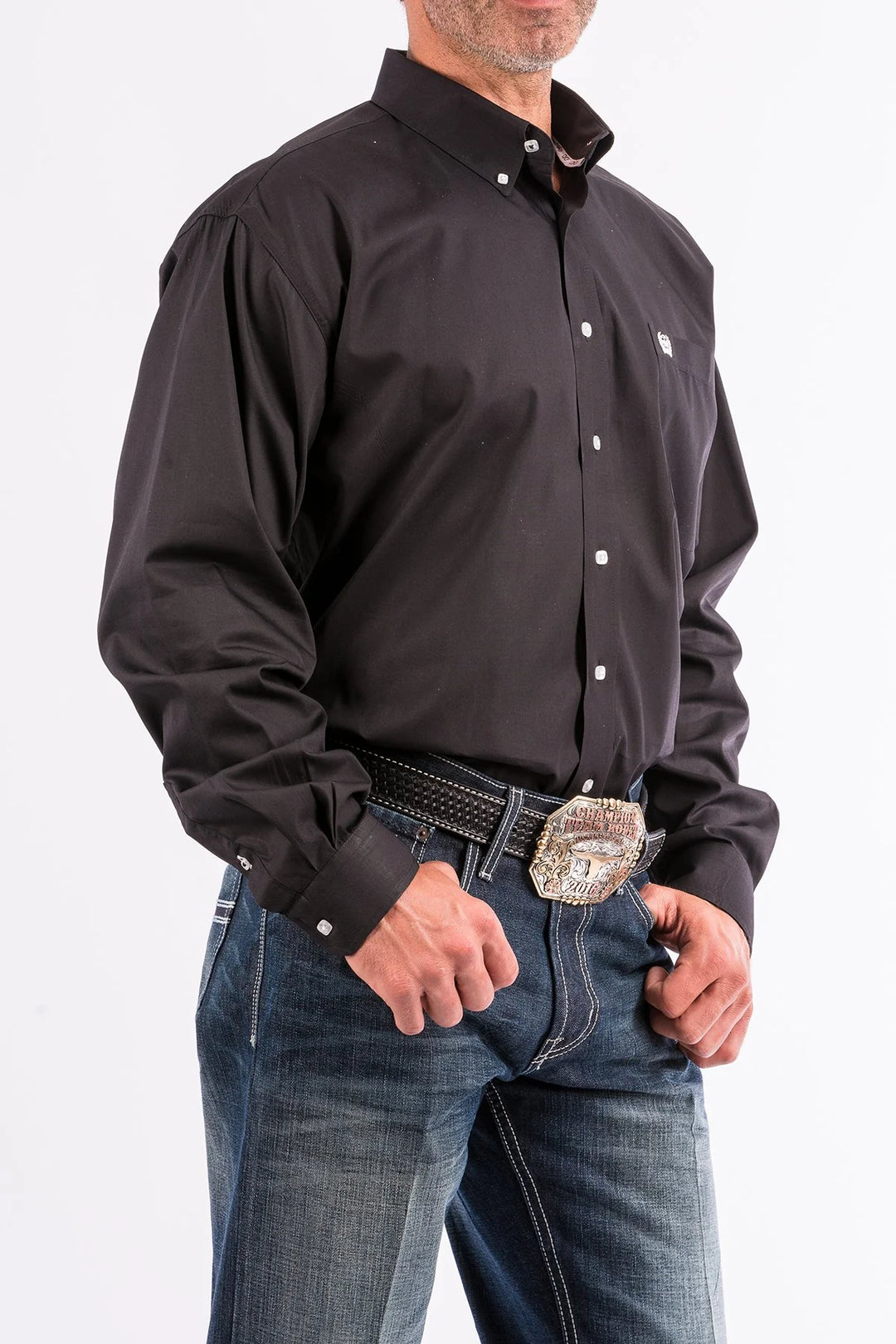 Cinch - Mens Solid Black Arena Shirt