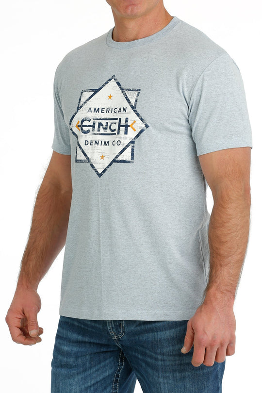 Cinch - Mens Blue Denim Co Tee