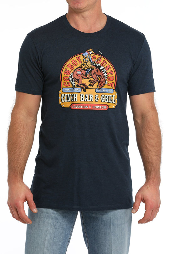 Cinch - Mens Navy Honky Tonk Tee