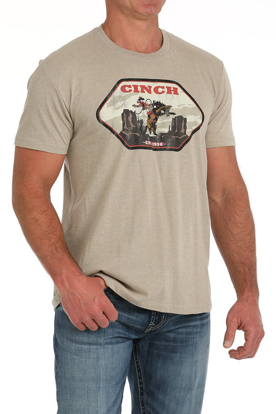 Cinch - Mens Cowboy Khaki Tee