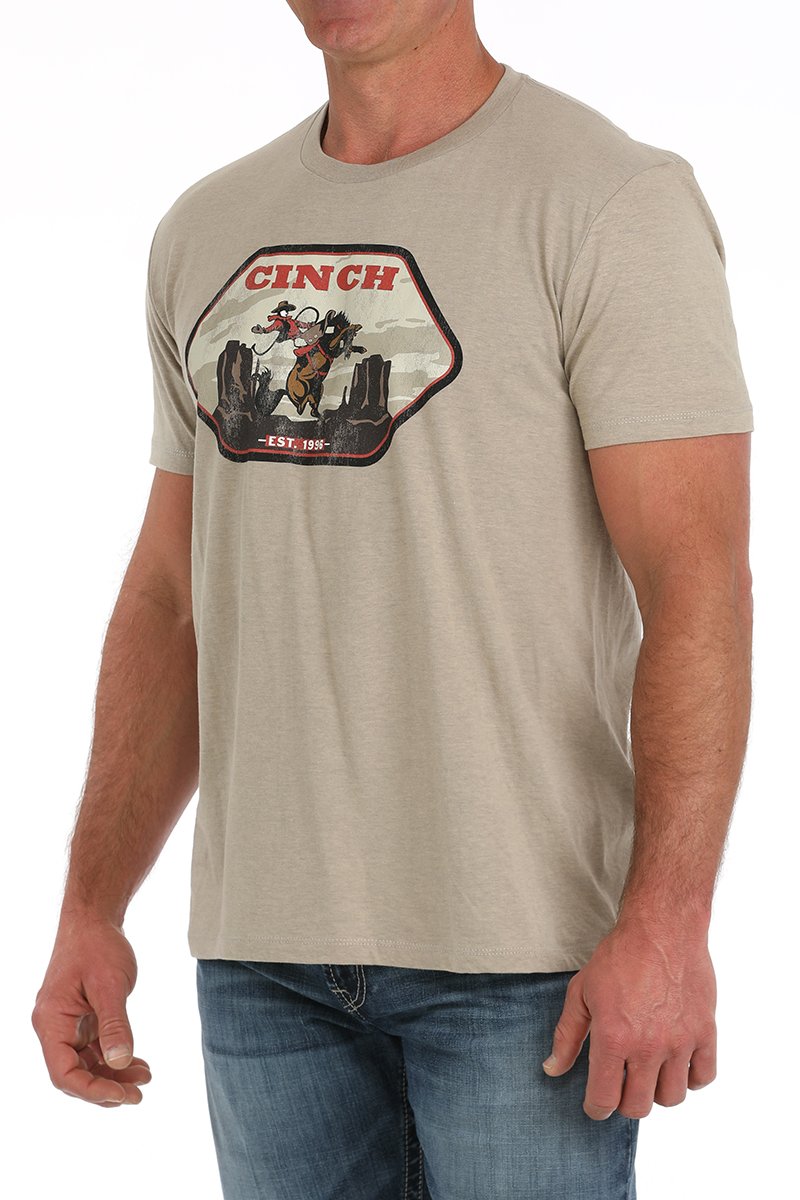 Cinch - Mens Cowboy Khaki Tee