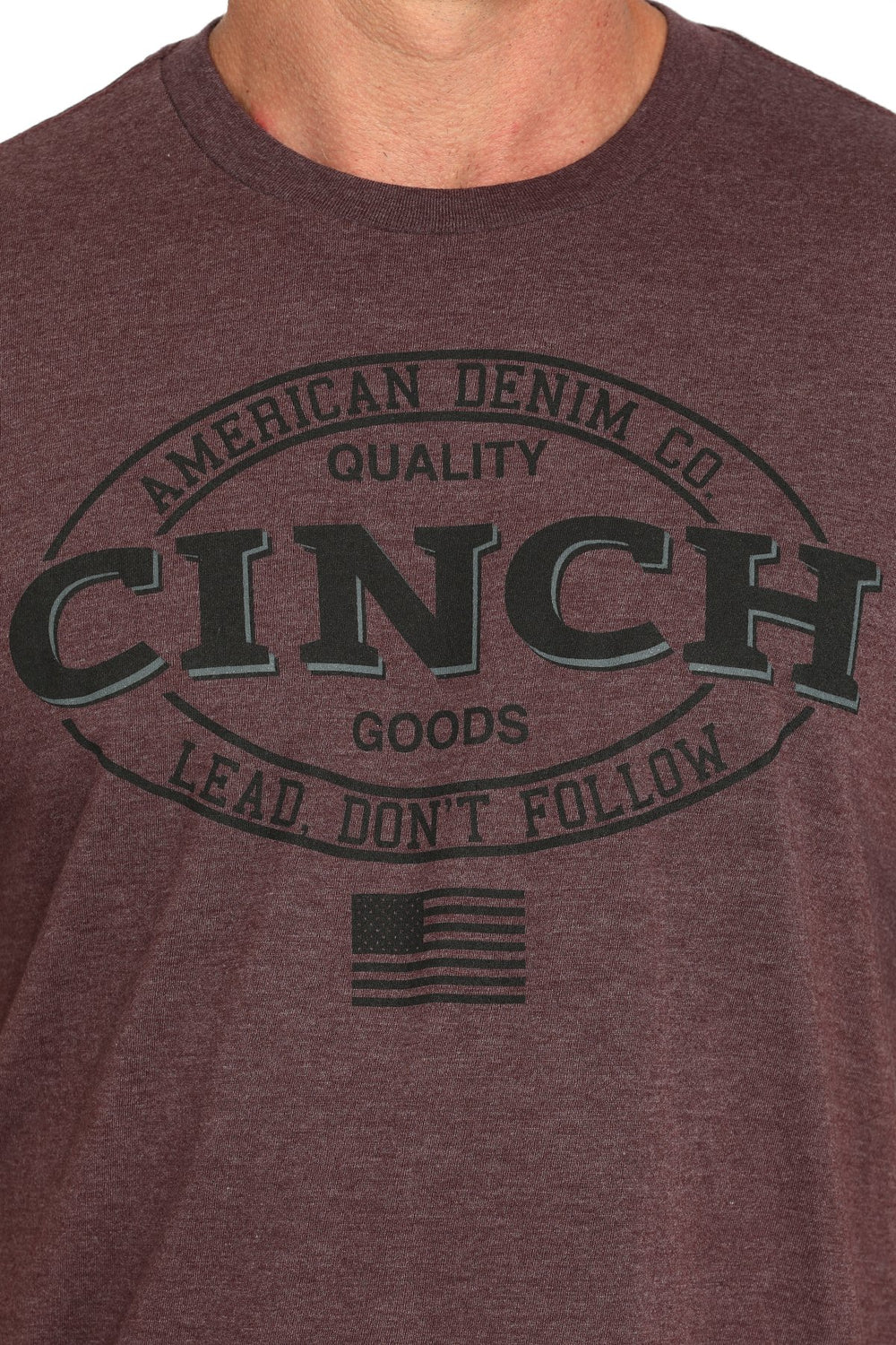 Cinch - Mens Purple Lead Don't Follow Tee
