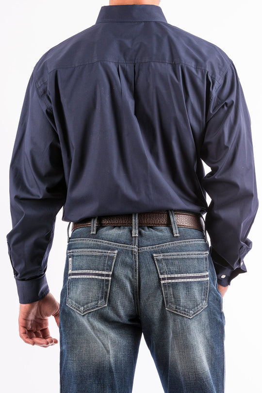 Cinch - Mens Solid Navy Arena Shirt