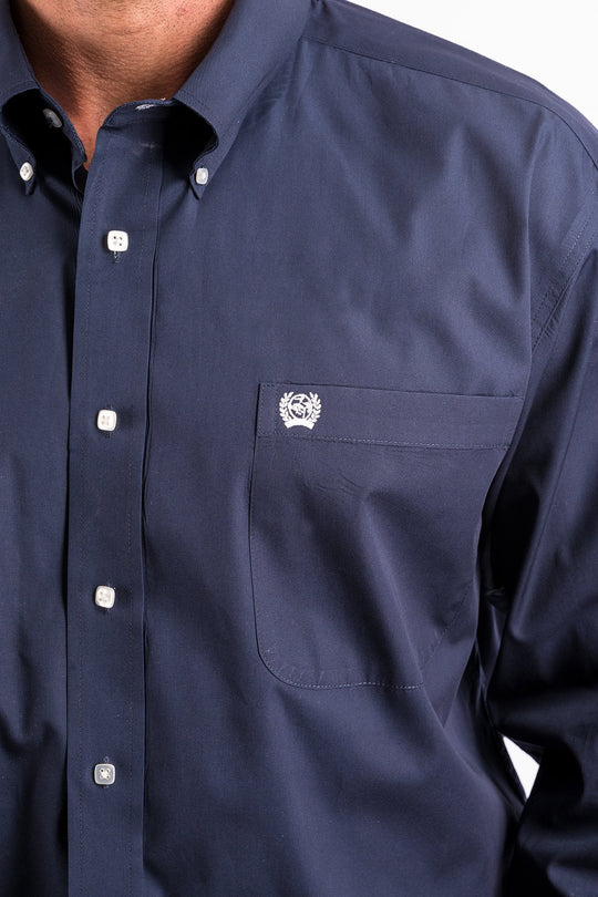 Cinch - Mens Solid Navy Arena Shirt