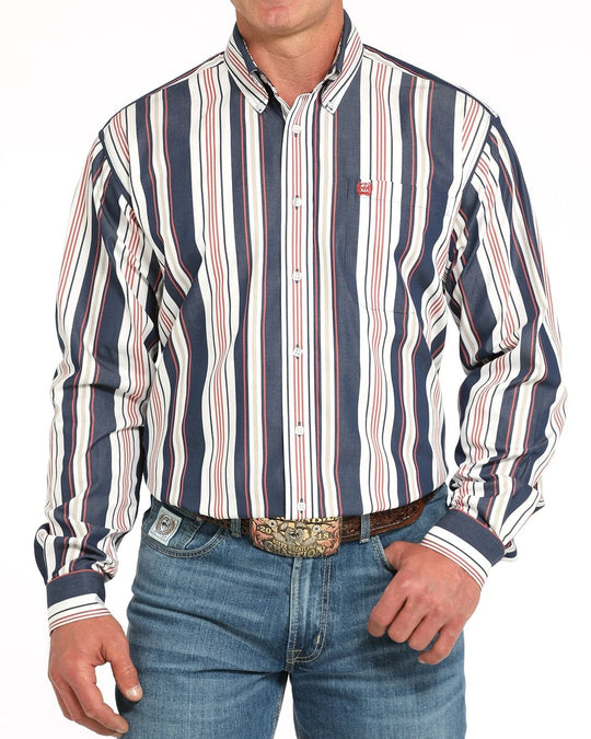 Cinch - Mens Retro Print Classic Fit Shirt