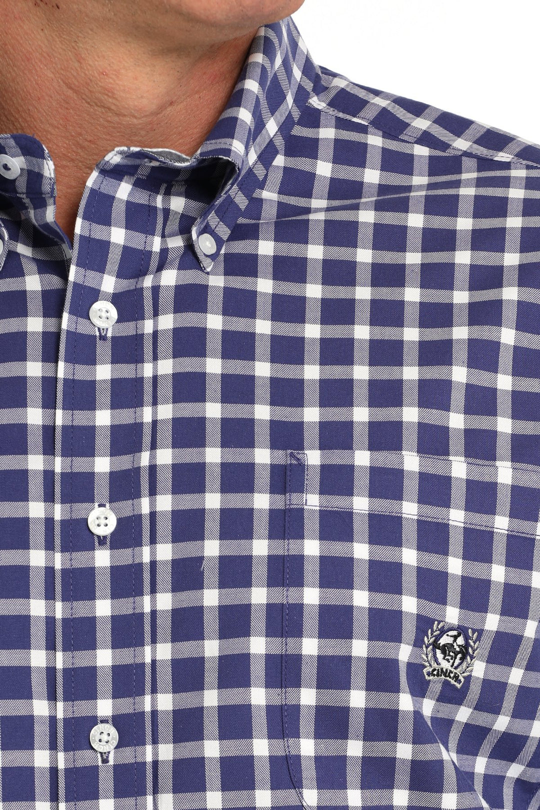 Cinch - Mens Mauve Check Arena Shirt