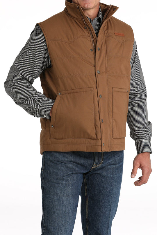 Cinch - Mens Wax Coated Quilted Vest