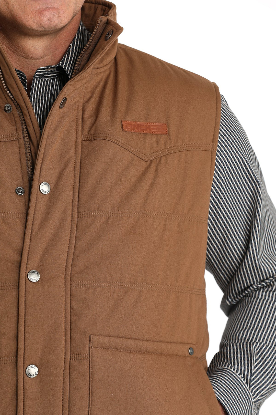 Cinch - Mens Wax Coated Quilted Vest