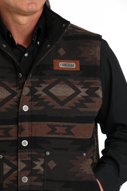 Cinch - Mens Reversible Quilted Brown/Black Jacket