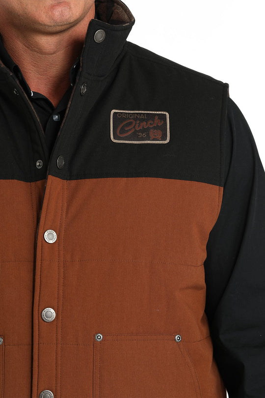Cinch - Mens Reversible Quilted Brown/Black Jacket