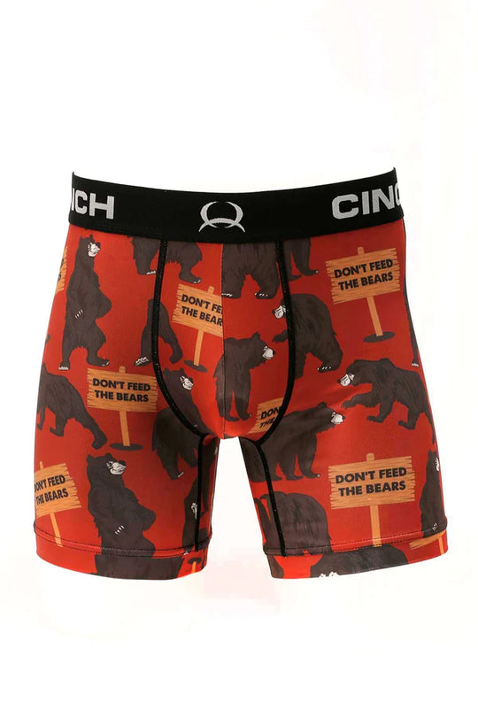 Cinch - Mens 6" Boxer Briefs Bears