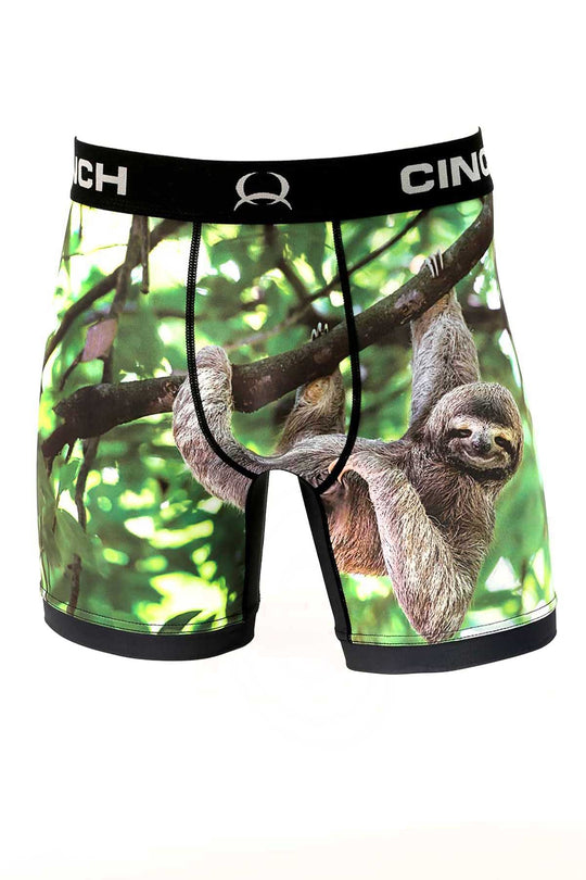 Cinch - Mens 6" Boxer Briefs Sloths